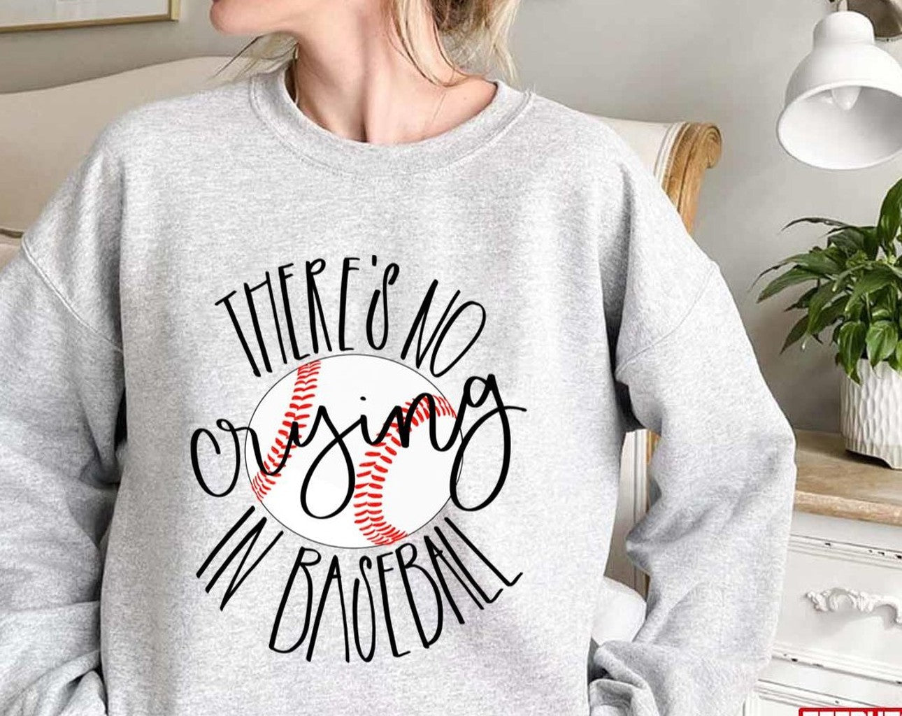 Baseball No Crying In Baseball A League Of Their Own Design Unisex Sweatshirt
