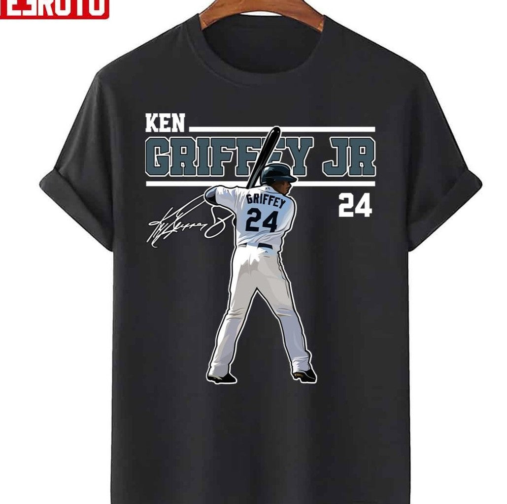 Art Ken Griffey Jr The Kid Seattle Baseball Legend Signature Unisex T-Shirt
