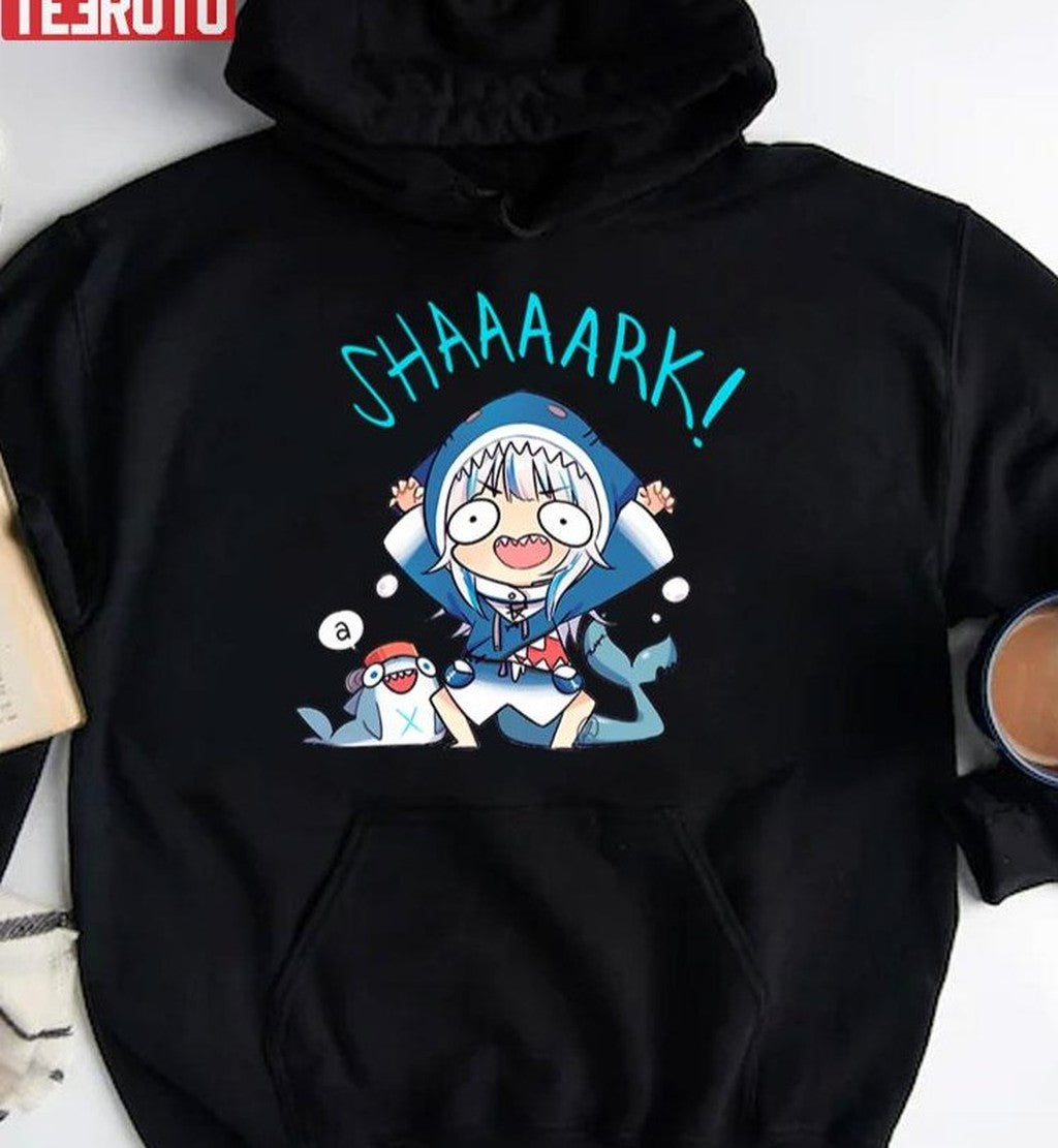 Shark Gawr Gura Mask Hololive Unisex T-Shirt