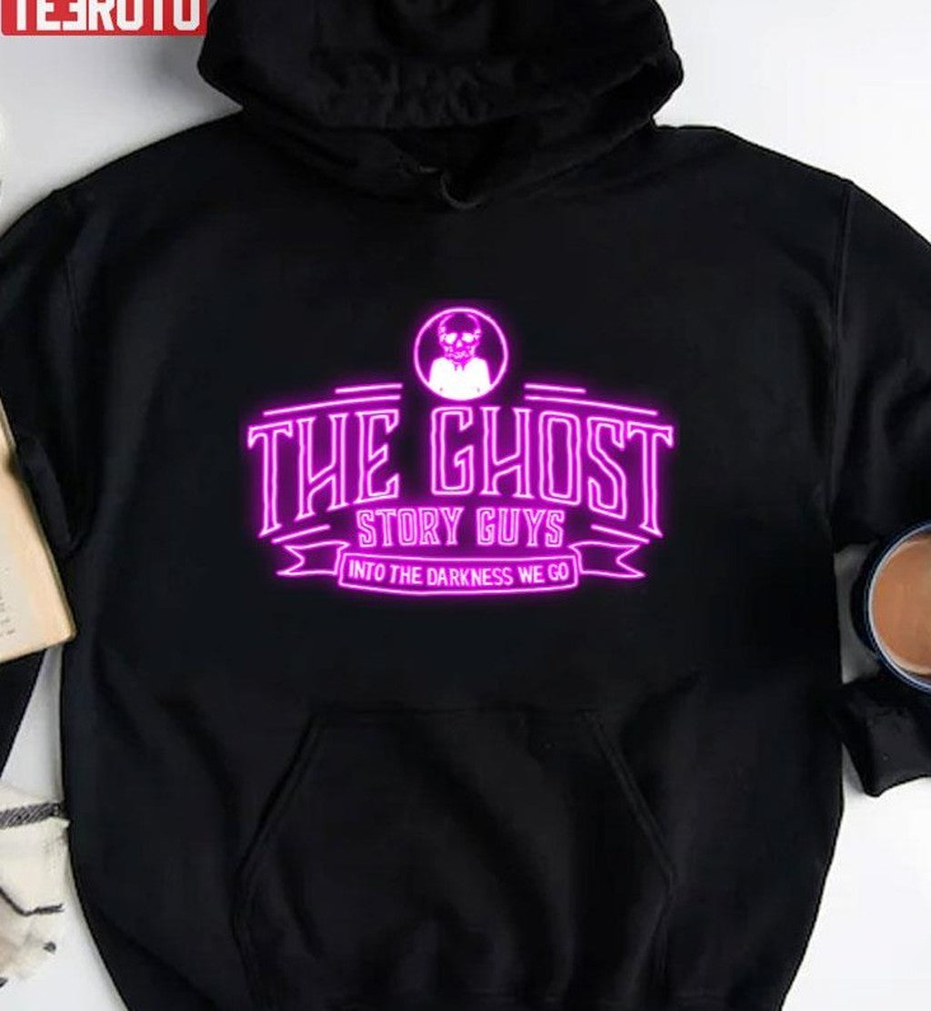 Pink Neon Ghost Story Guys Logo Unisex T-Shirt