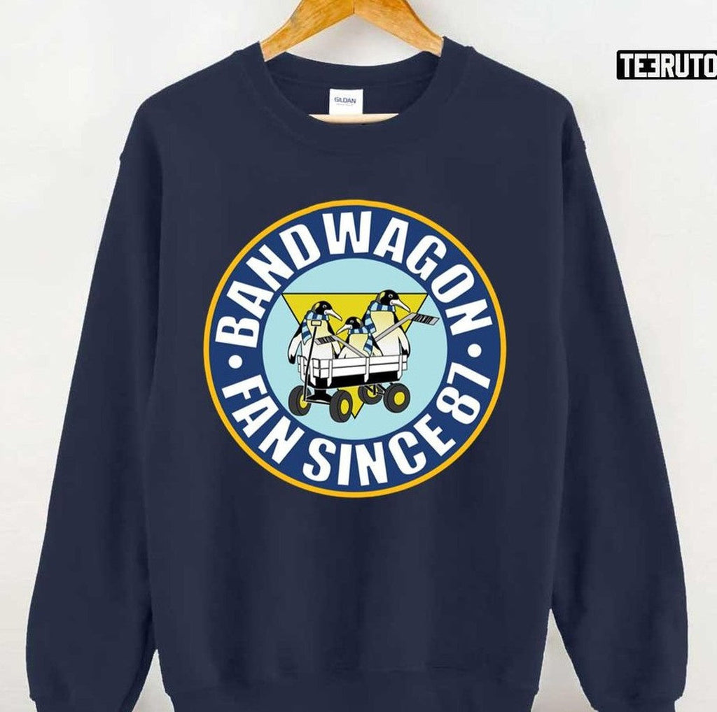 Bandwagon Pittsburgh Fan Since 1987 Funny And Sticker Unisex Sweatshirt