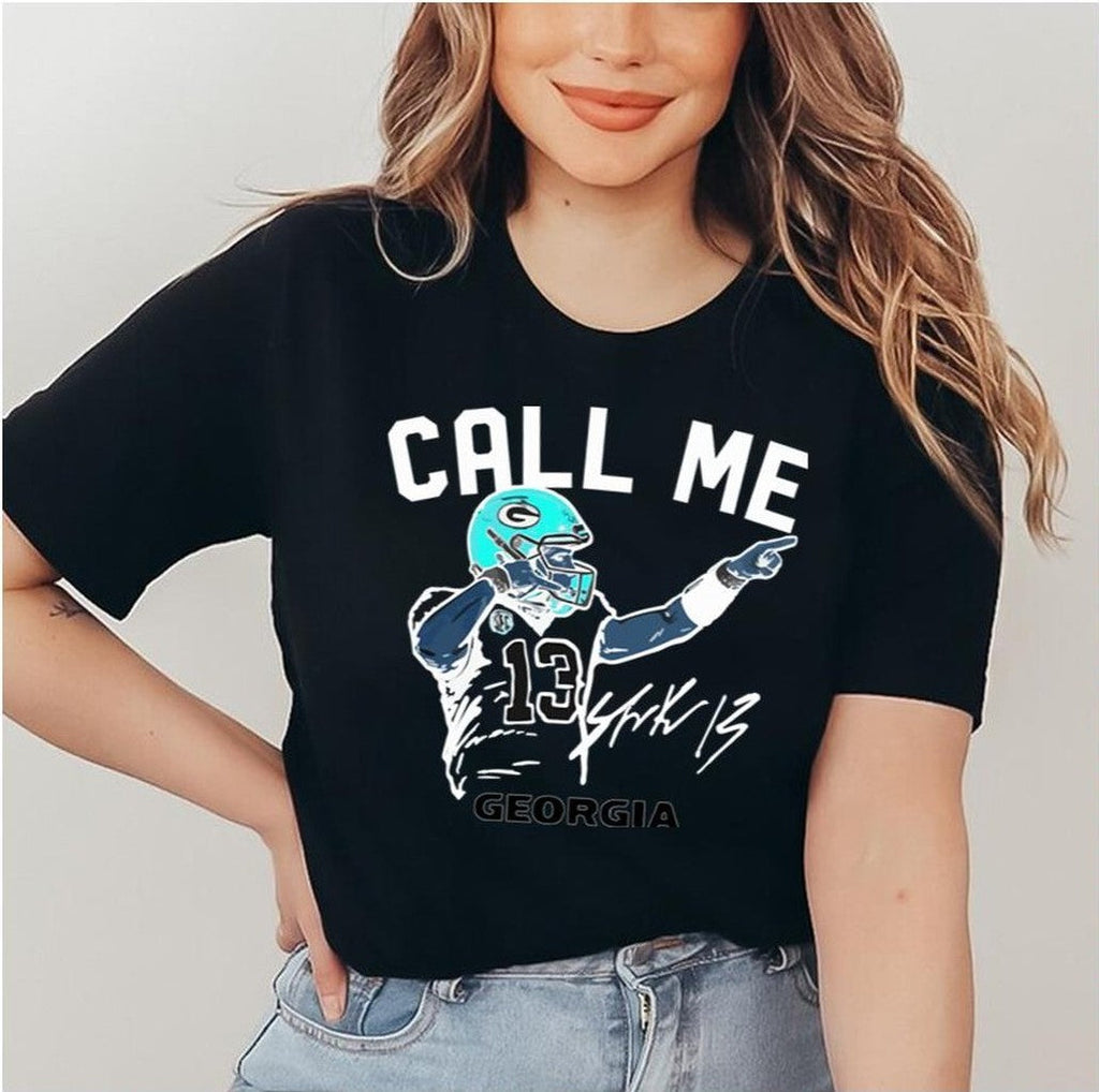 Signature Design Georgia Bulldogs Stetson Bennett Call Me Unisex Sweatshirt