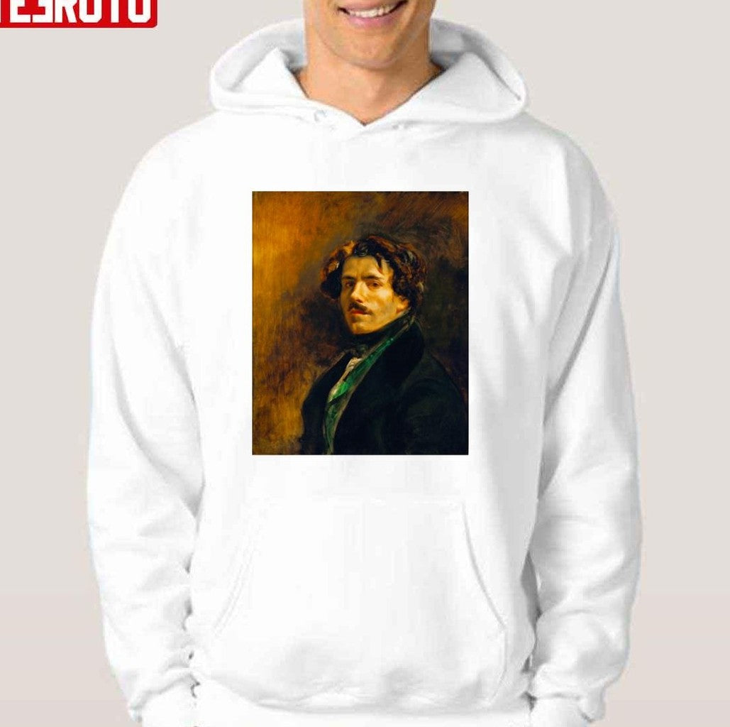 Self Portrait Euge`ne Delacroix Autoportrait Au Gilet Vert 1837 Unisex T-Shirt