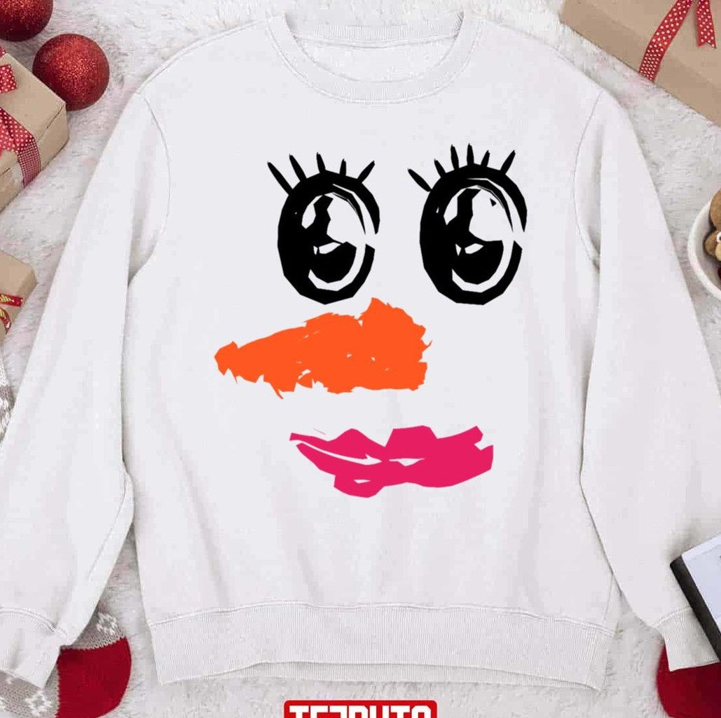 Snowman Face Matching Family Unisex Sweatshirt