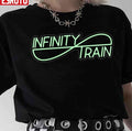 Neon Logo Infinity Train Unisex T-Shirt