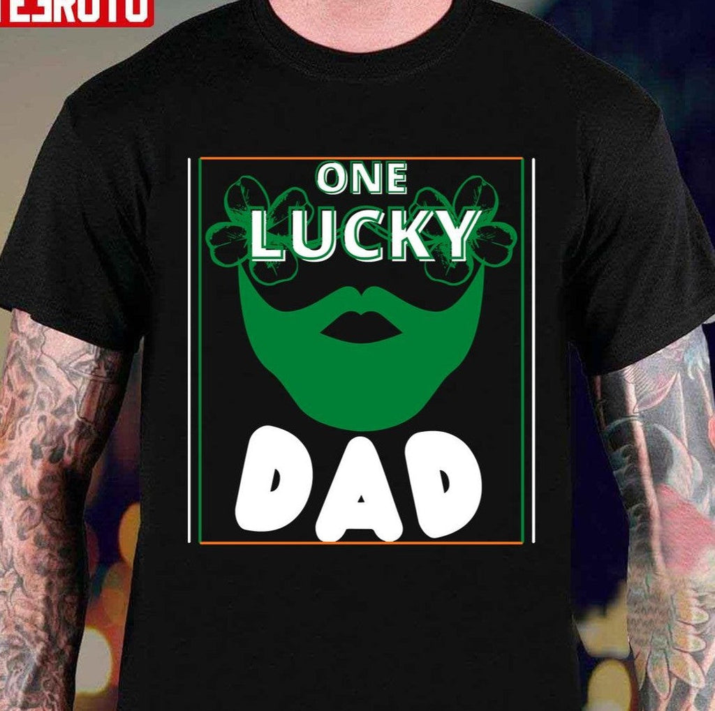Beard One Lucky Dad Unisex Sweatshirt