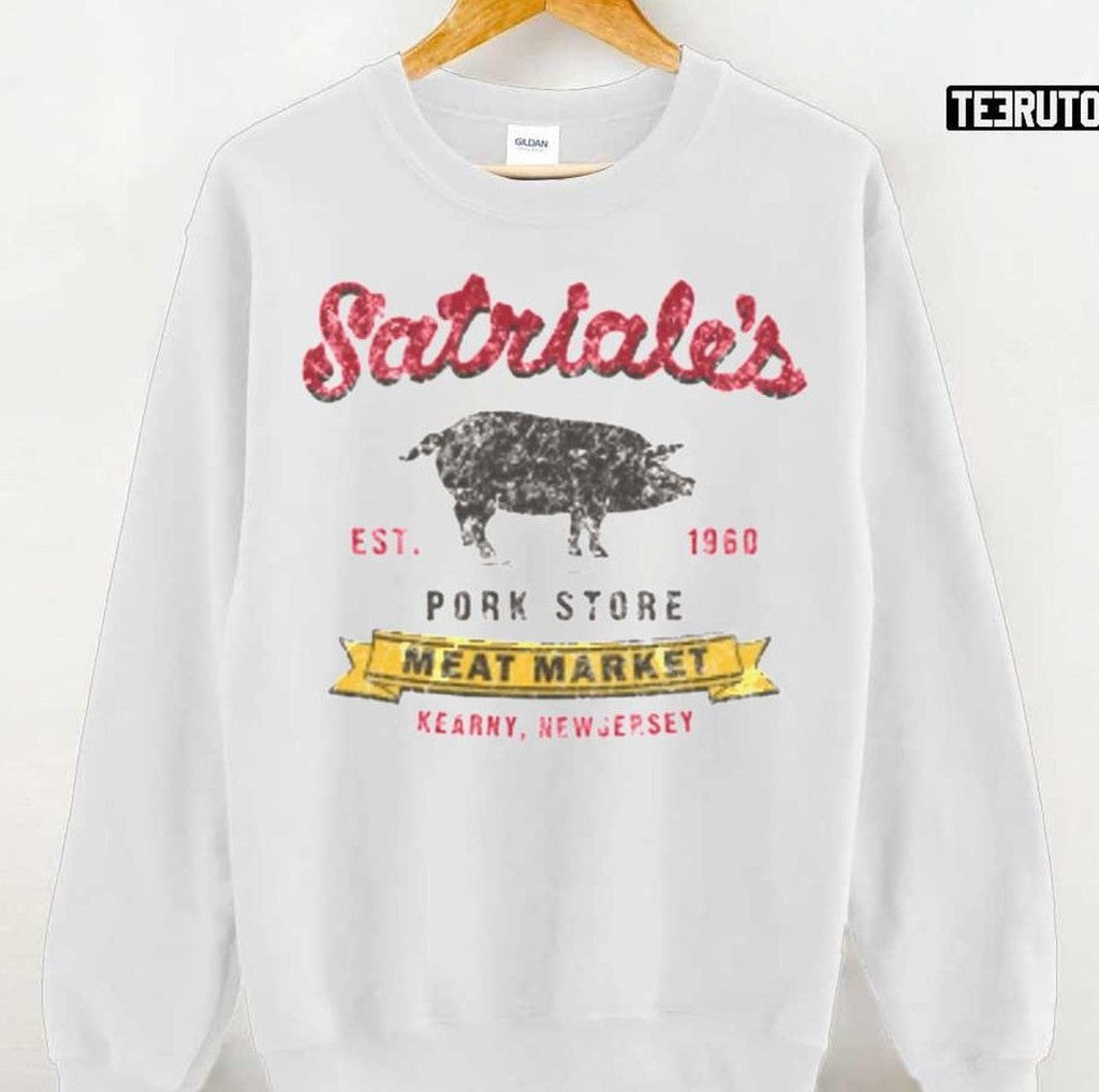 Satriale's Pork Store Meat Market Logo The Soprano Unisex Sweatshirt