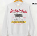 Satriale's Pork Store Meat Market Logo The Soprano Unisex Sweatshirt