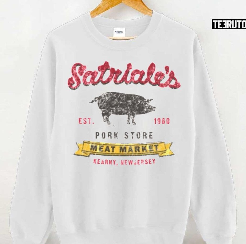 Satriale's Pork Store Meat Market Logo The Soprano Unisex Sweatshirt