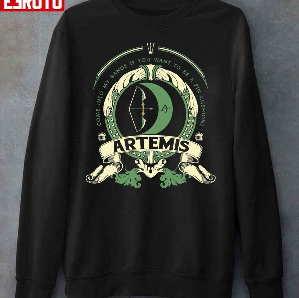 Artemis Come Into My Range If You Want To Be A Pin Cushion SMITE Unisex Sweatshirt