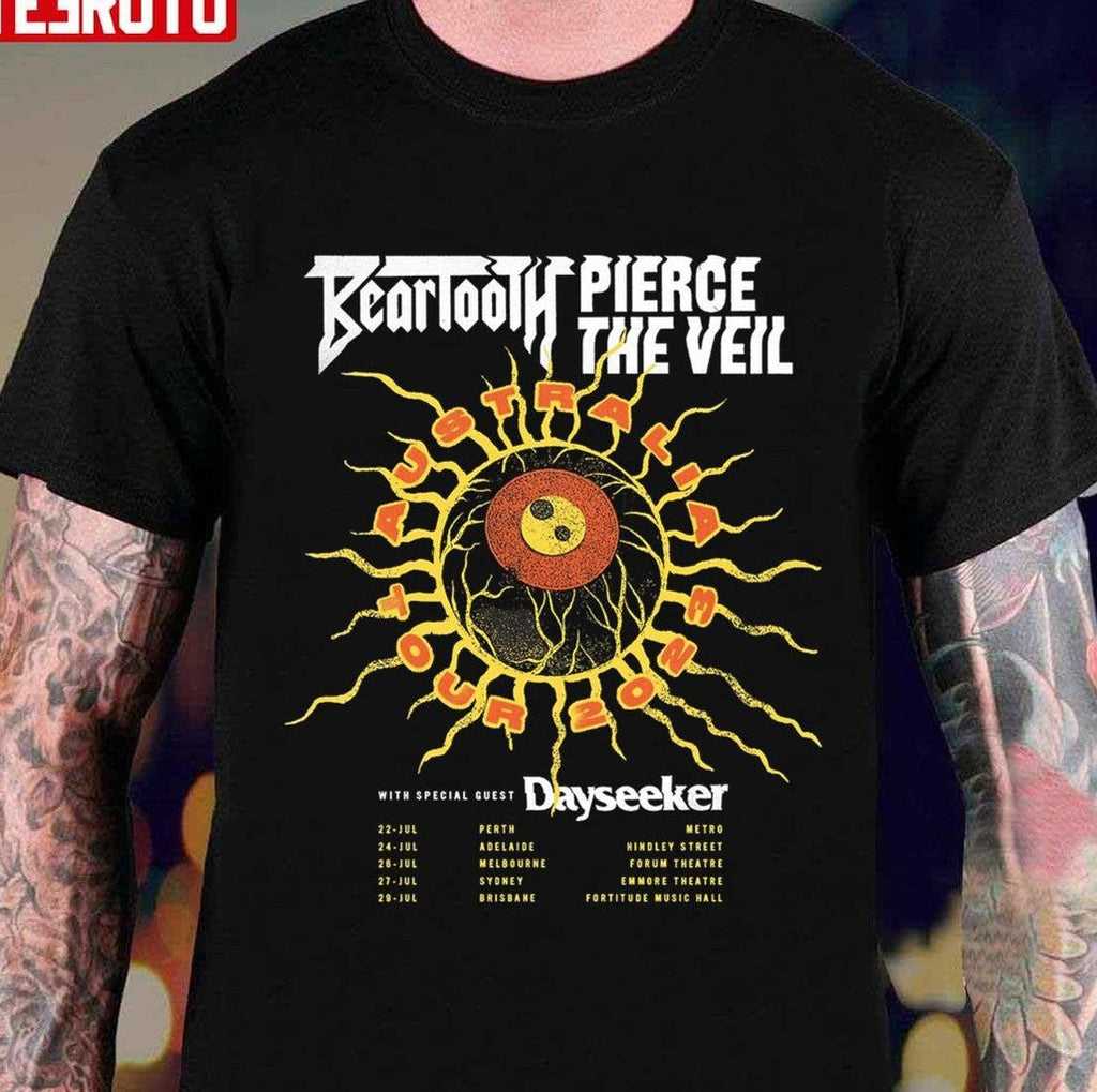 Beartooth X Pierce The Veil Australia Tour 2023 Unisex T-Shirt