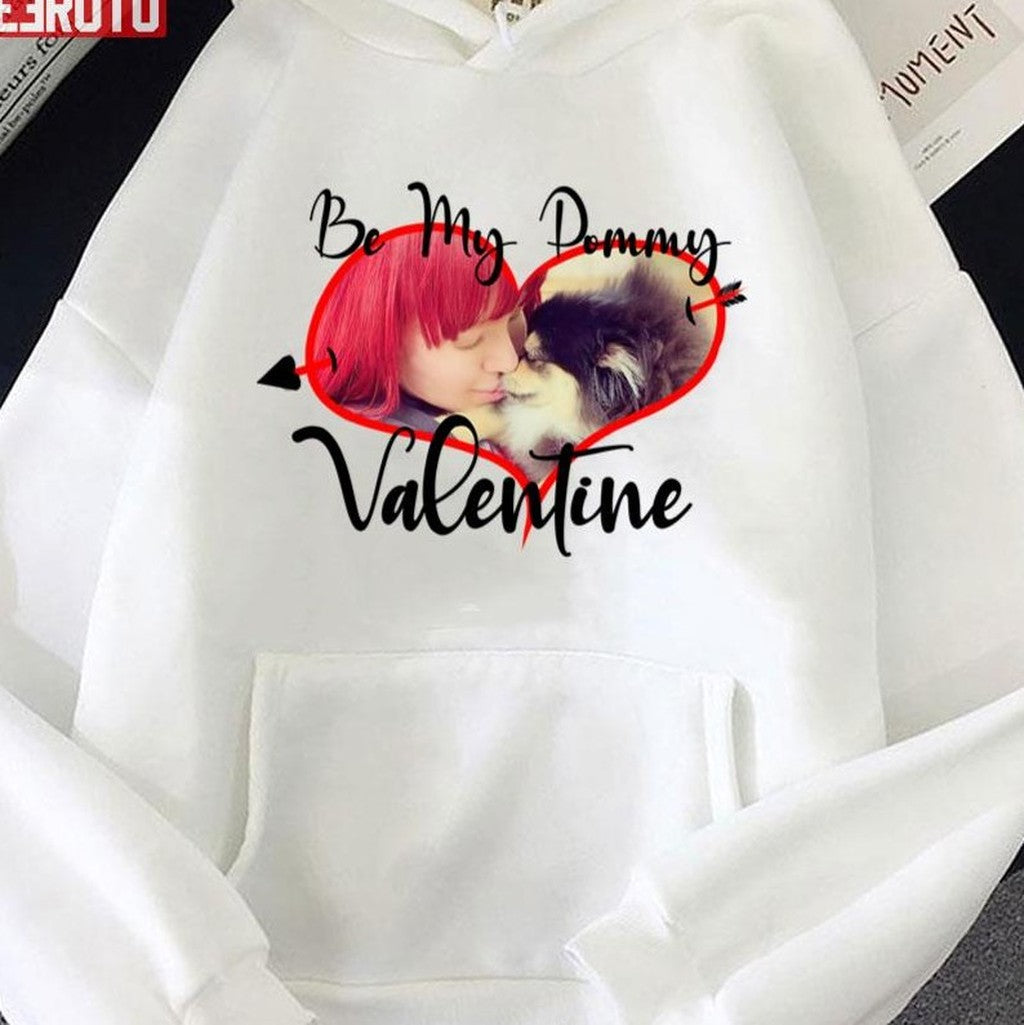 Be My Pommy Valentine Pomeranian Unisex T-Shirt