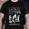 North American Tour 1974 Genesis Band Last Domino Unisex T-Shirt