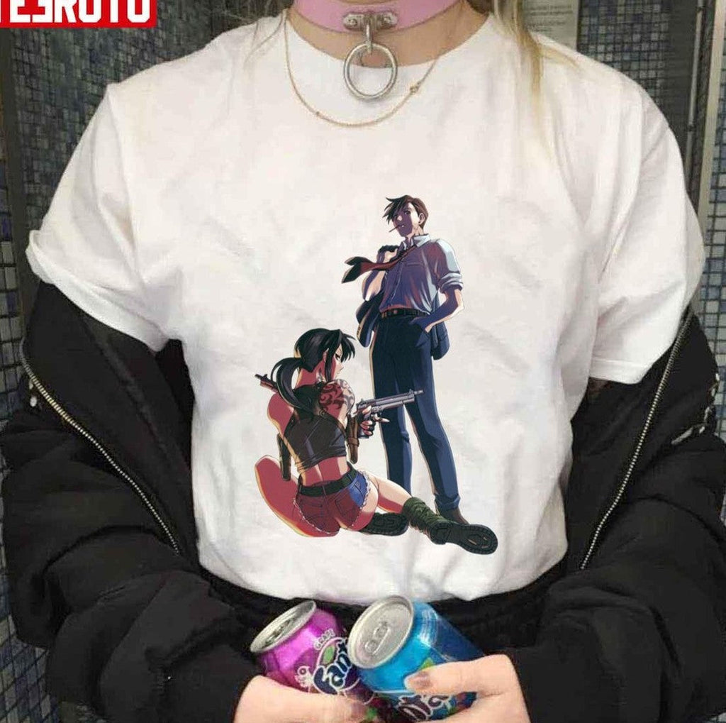 Rokuro Okajima Revy Black Lagoon Anime Unisex T-shirt