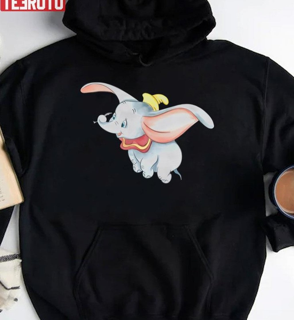 The Flying Elephant Dumbo Unisex T-Shirt