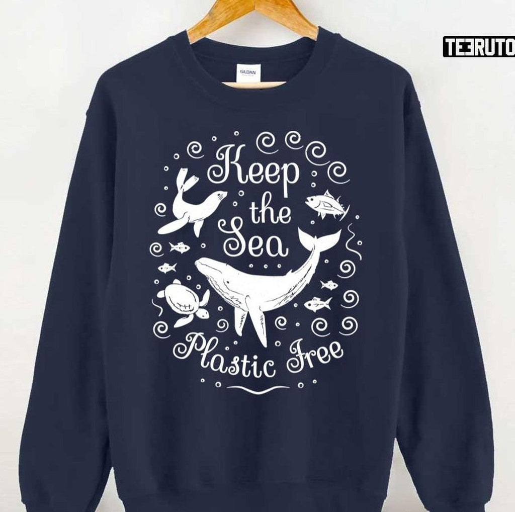 Plastic Pollution Keep The Sea Plastic Free Unisex T-Shirt