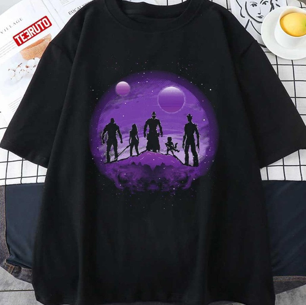 Sci-fi Action Movie Guardians of the Galaxy Artwork Unisex T-Shirt