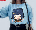 Smiling Chibi Xiangling Genshin Impact Unisex Sweatshirt