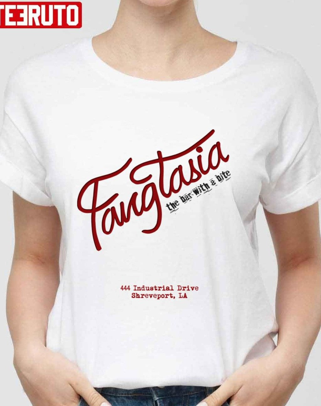 444 Industrial Drive Fangtasia Bites True Blood Unisex T-Shirt