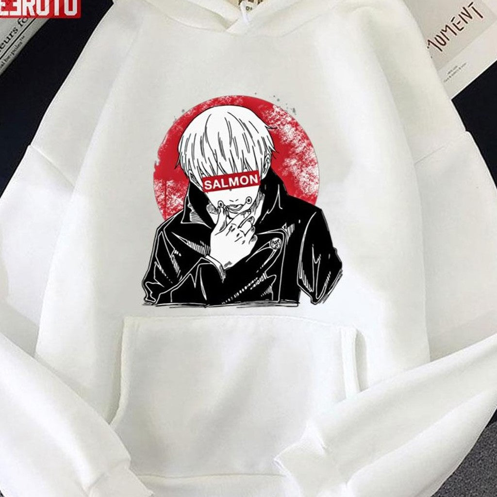 Salmon Inumaki Toge Japanese Style Artwork Jujutsu Kaisen Japanese Anime Unisex T-Shirt