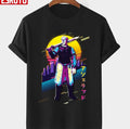 Sunset Neon Retro Vinland Saga Askeladd Unisex T-Shirt