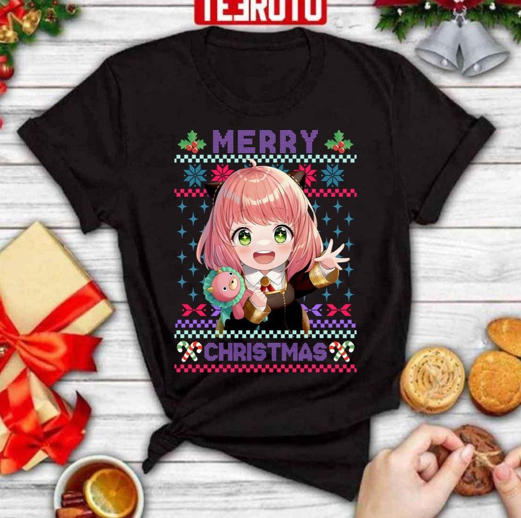 Anime Anya Forger Spy X Family Ugly Christmas Unisex Sweatshirt