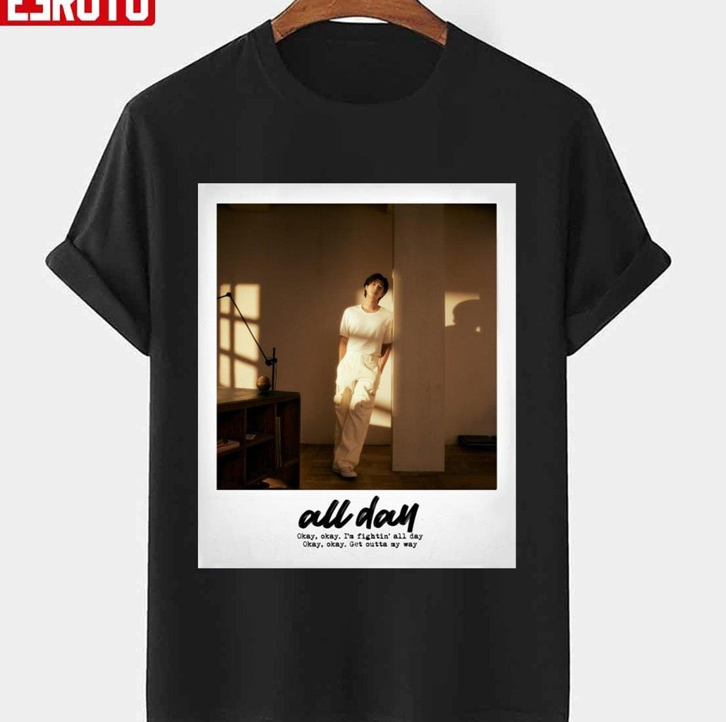 Okay I'm Fightin' All Day RM Indigo All Day BTS Namjoon Unisex T-Shirt