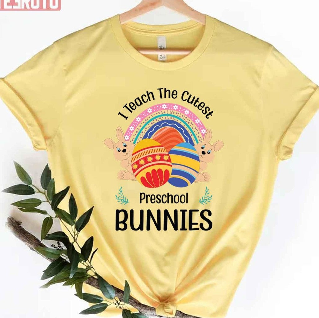 Preschool Teacher Easter Happy Easter Unisex T-shirt