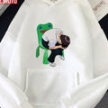 Shinji Ikari In The Froggy Chair Evangelion Anime Unisex Hoodie