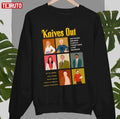 Needed Gifts Knives Out Poster Design With Butcher Bloody Knife Unisex Sweatshirt