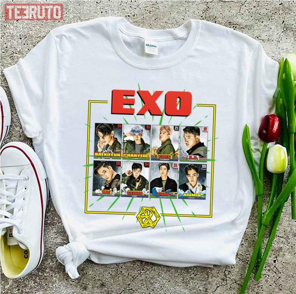 Power New Design Kpop Band Exo Unisex T-Shirt