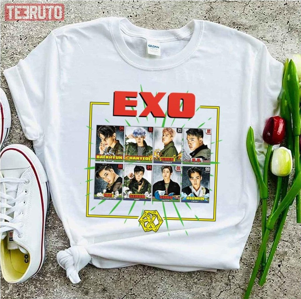 Power New Design Kpop Band Exo Unisex T-Shirt