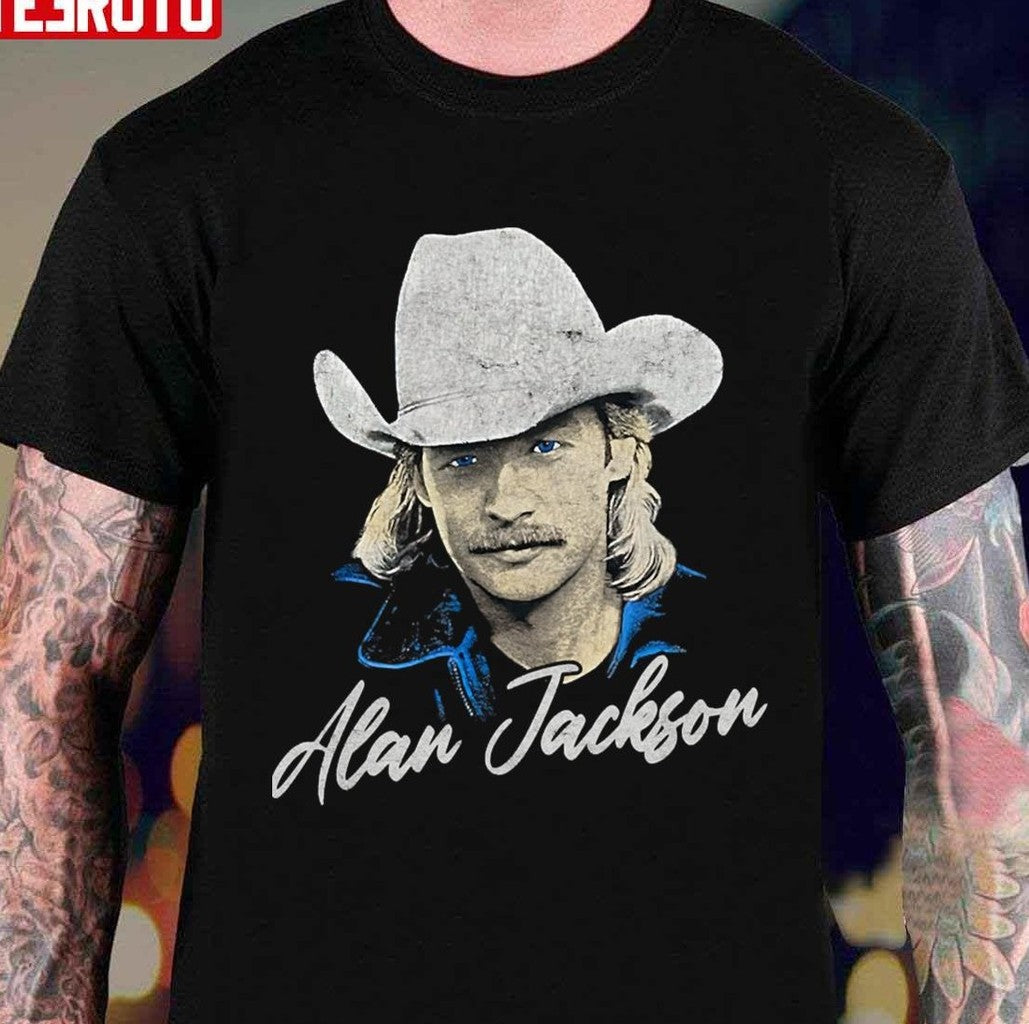 Singer Alan Jackson Vintage Graphic Unisex T-shirt