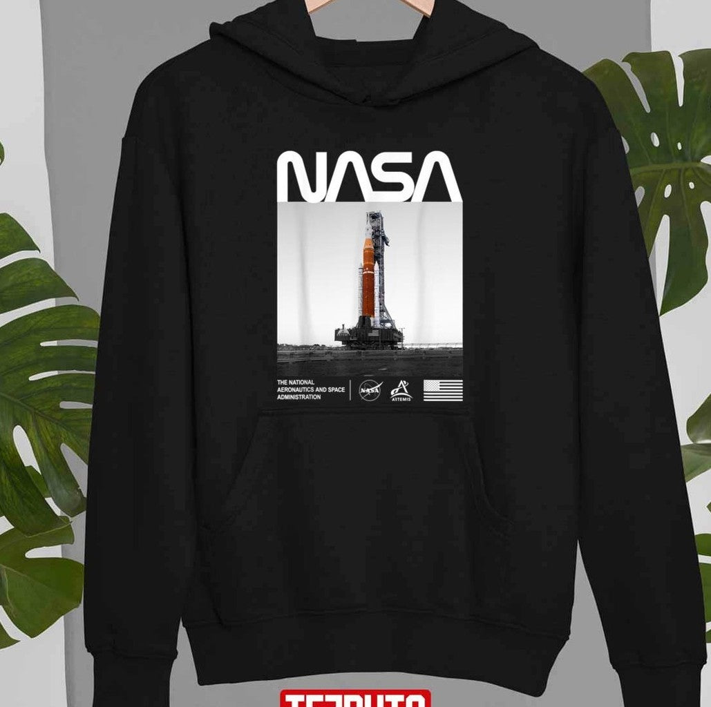 Nasa Artemis Sls Space Launch System Worm Insignia Logo Unisex T-shirt