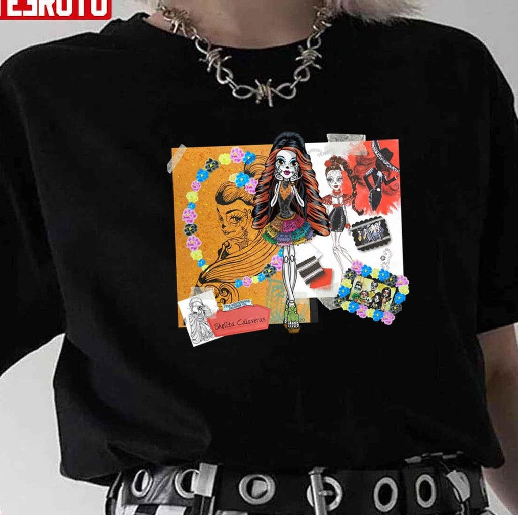 Skelita Calaveras Monster High Unisex T-Shirt