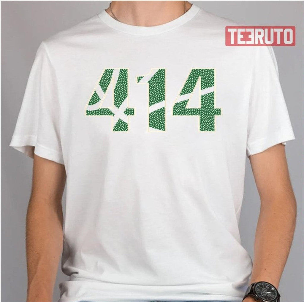 Retro Milwaukee Basketball Bucks 414 Area Code Unisex T-Shirt