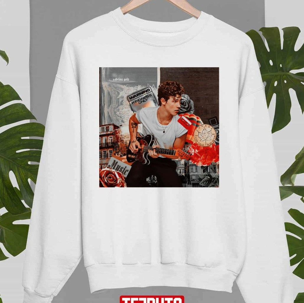 Shawn Mendes Collage Retro Unisex T-Shirt