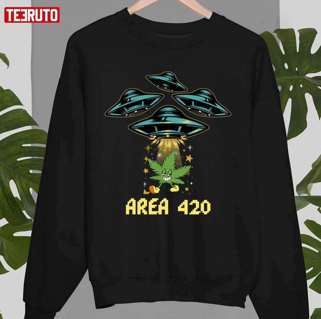 Area 420 Happy 420 Design Unisex T-shirt