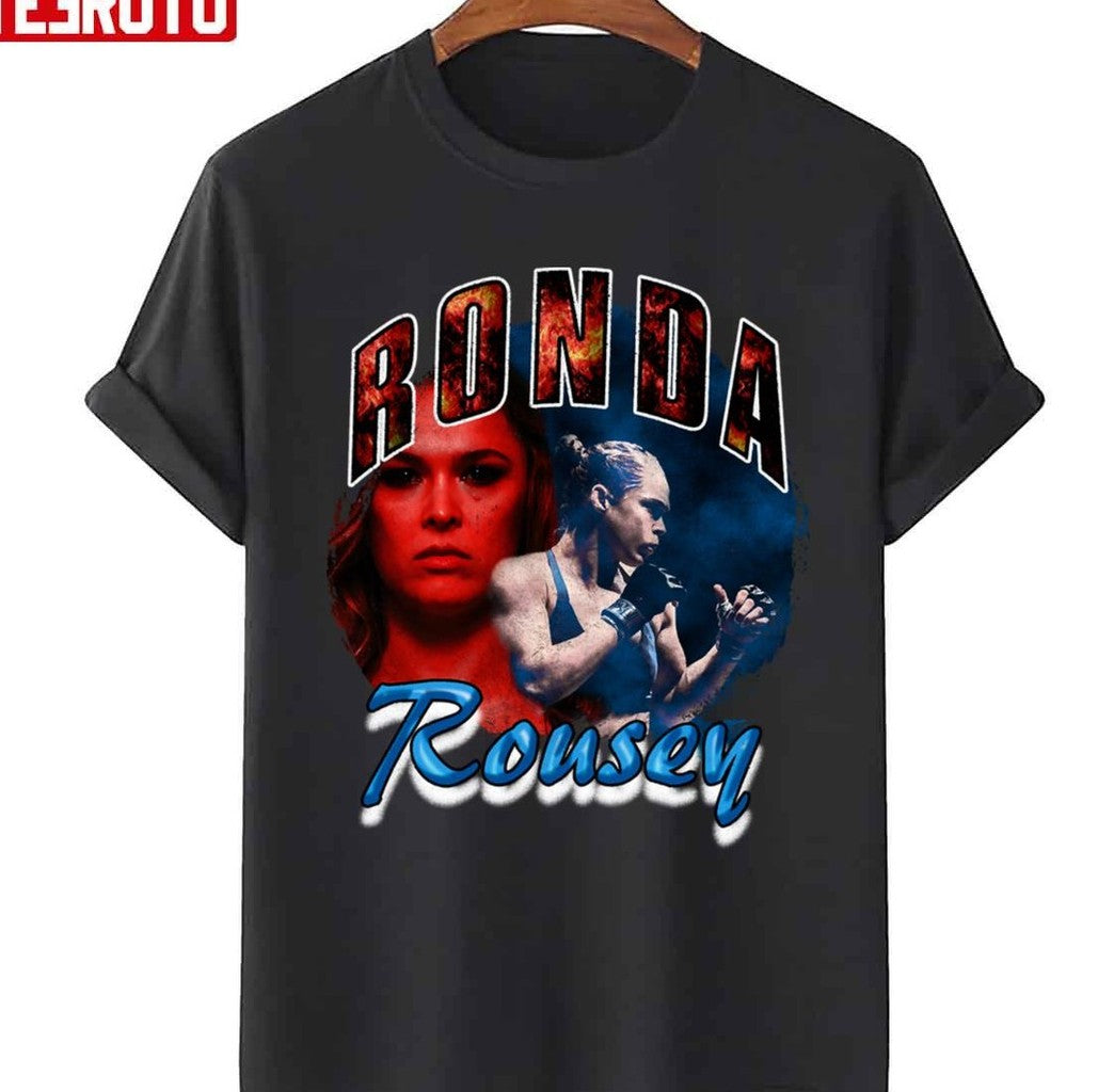 Ronda Rousey Vintage Rap Style Rowdy Rousey Unisex T-Shirt