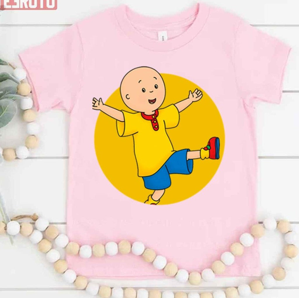 Round Yellow Design Caillou Unisex T-Shirt