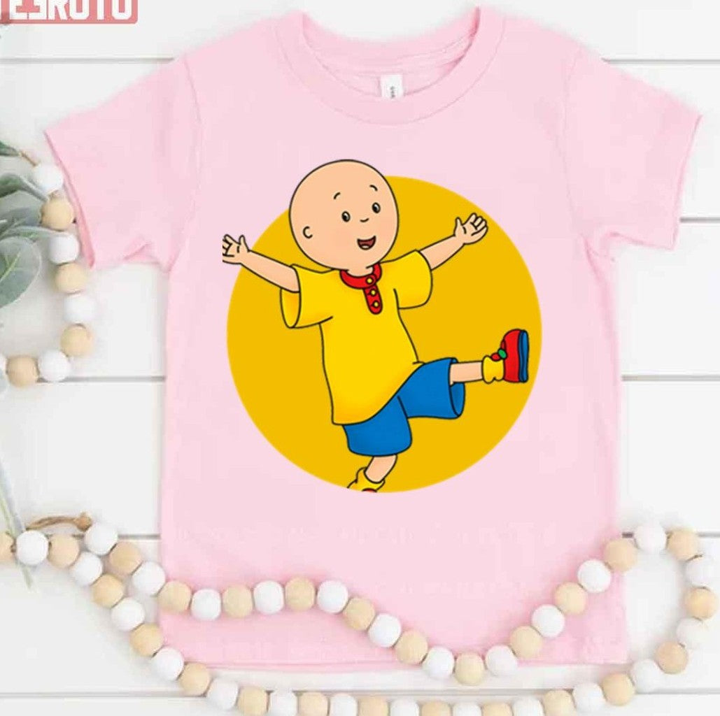 Round Yellow Design Caillou Unisex T-Shirt