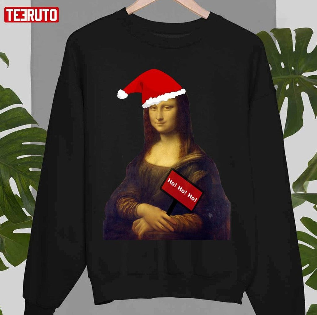 Mona Lisa Christmas Edition Unisex T-Shirt
