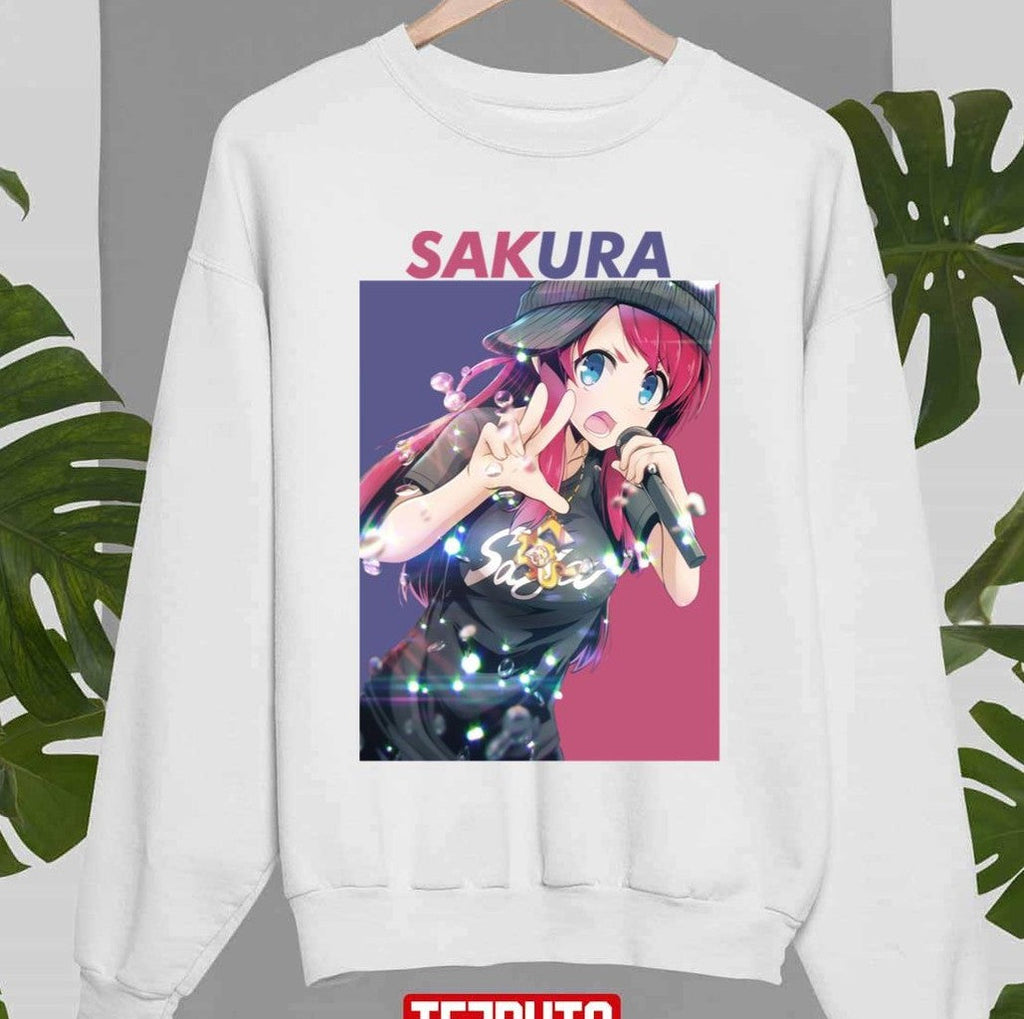 Pretty Girl Sakura Minamoto Zombie Land Saga Unisex Sweatshirt