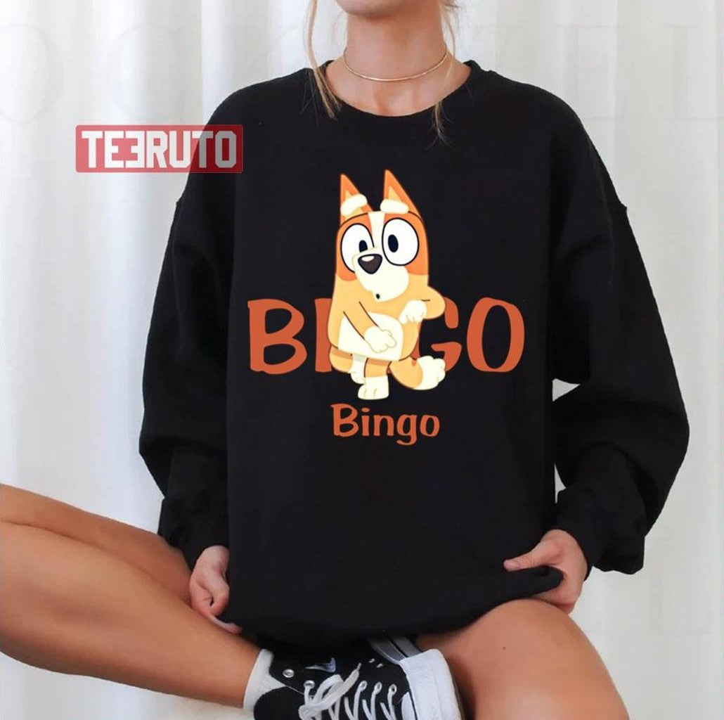 Bingo Orange Design Bluey Unisex T-Shirt