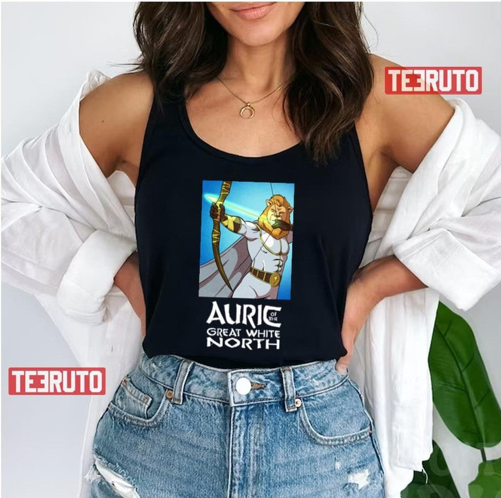 Aurie Great White North Old School Unisex T-Shirt