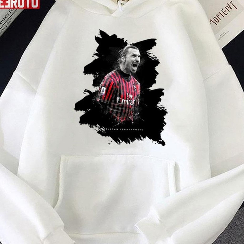 Soccer Player Zlatan Ibrahimovic Ac Milan Unisex Sweatshirt