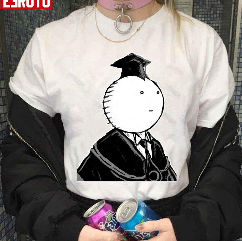Assassination Classroom Koro Sensei White Face Unisex T-Shirt