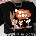 Retro Cartoon Bugs Bunny And The Telephone Unisex T-Shirt