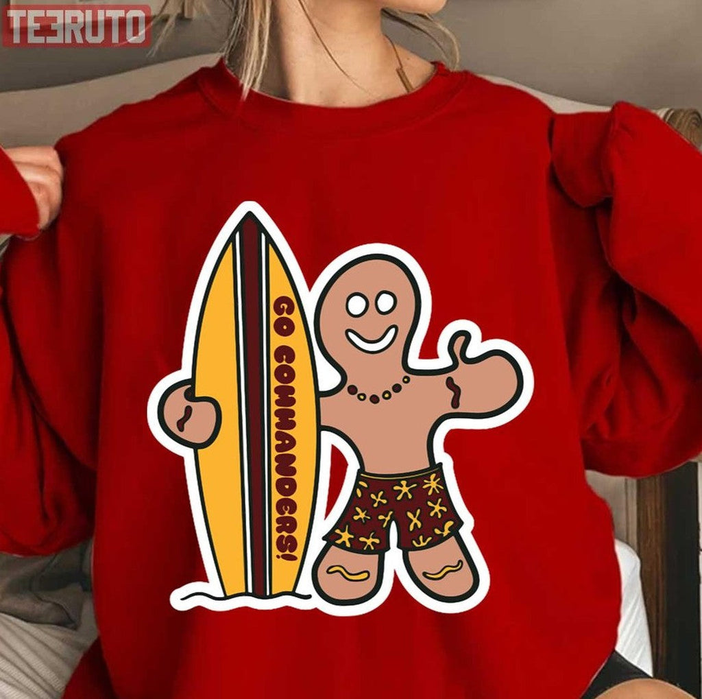 Surfs Up For The Washington Commanders Unisex T-Shirt
