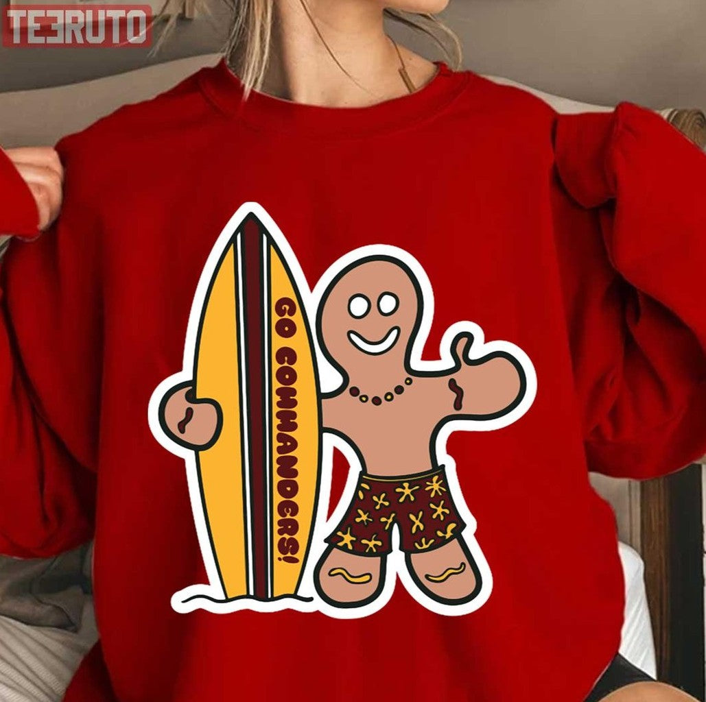 Surfs Up For The Washington Commanders Unisex T-Shirt